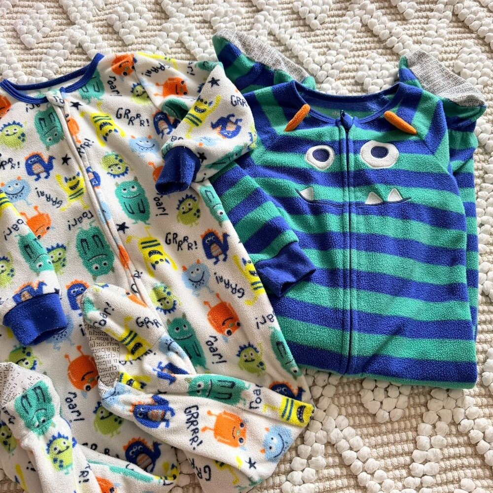 Absorba Footed Fleece Jammie Bundle Toddler Boy